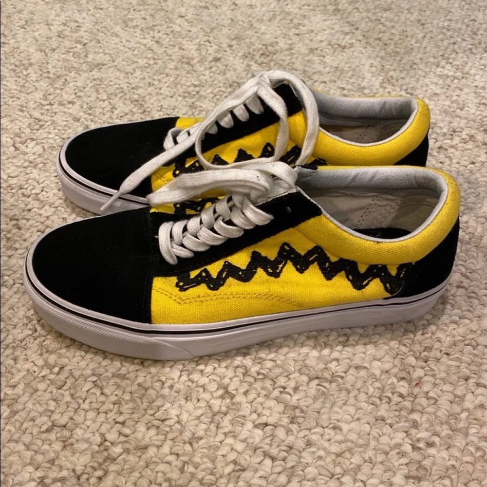 Yellow Peanuts Vans
